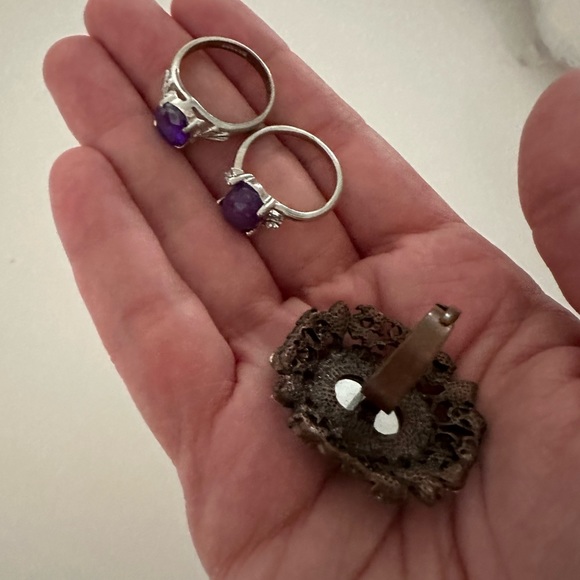 💜lot of purple rings - Picture 6 of 8